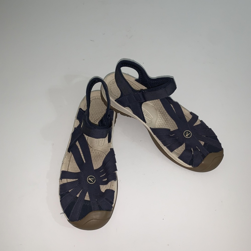 KEEN Rose Sandals Womens Size 8.5 Blue Fisherman Hook & Loop Comfort Outdoor